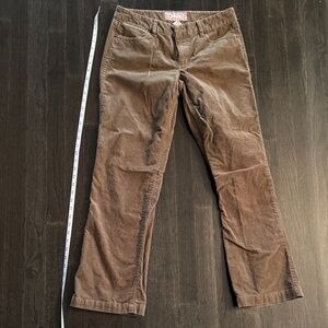 J. Crew Women's Corduroy Pants in Brown